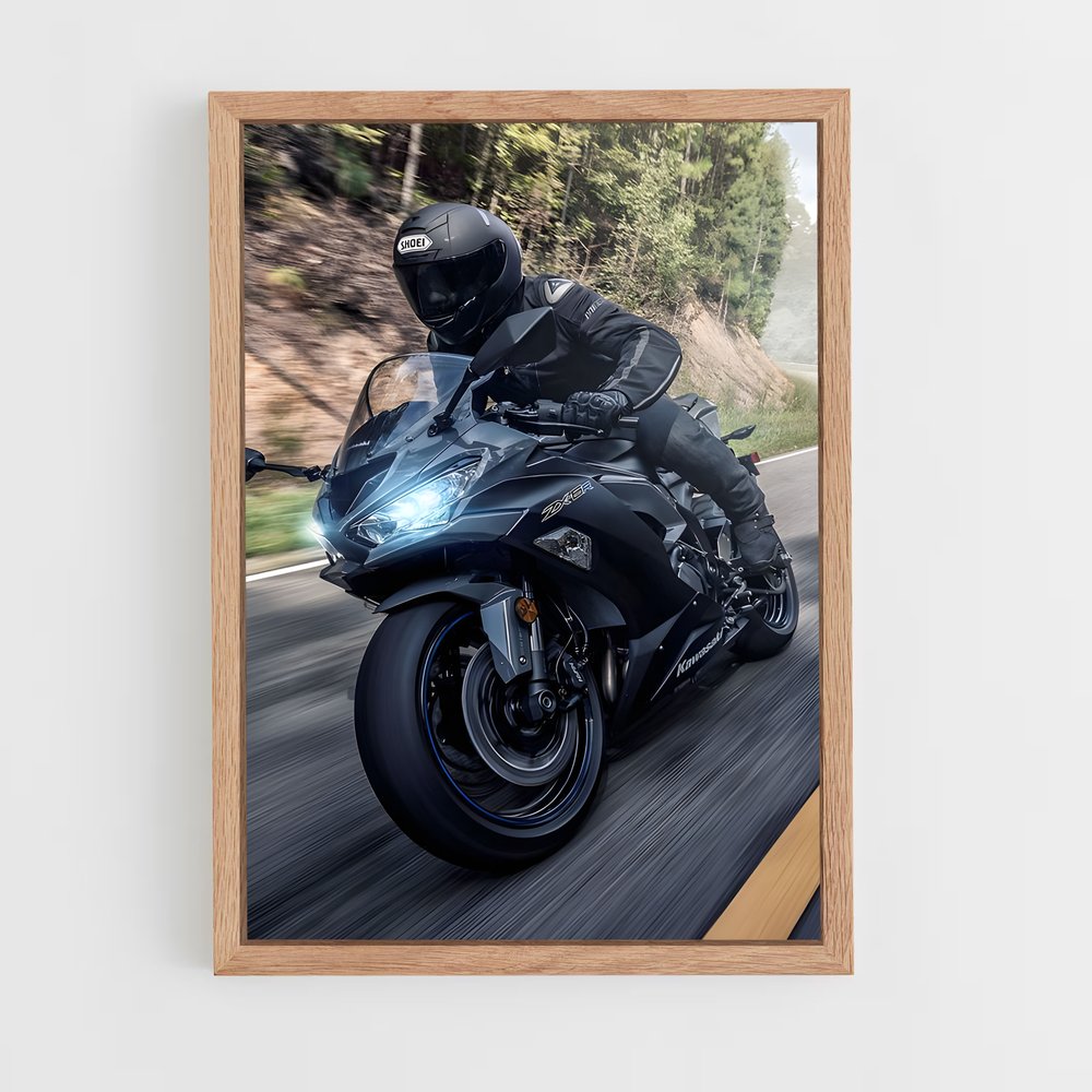 Poster envoûtant Ninja zx-r (vue 4)